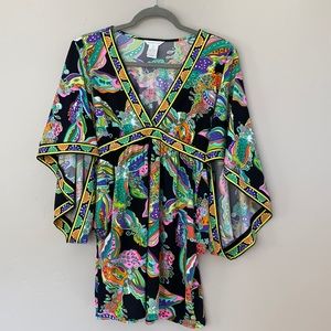 TRINA TURK TUNIC FLORAL